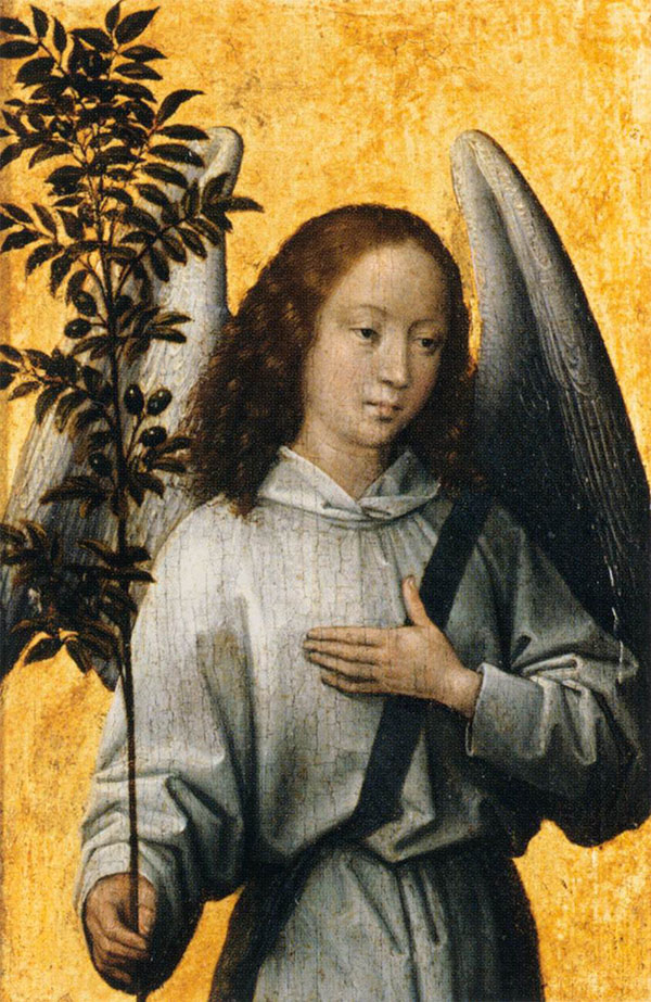 Angel with an Olive Branch, Emblem of Divine Peace1480 | Oil Painting Reproduction