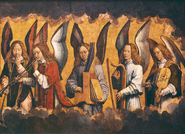 Music Making Angels by Hans Memling | Oil Painting Reproduction