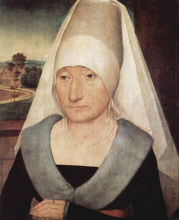 Portrait of an Old Woman 1472 by Hans Memling | Oil Painting Reproduction