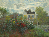 The Artist's Garden in Argenteuil 1873 By Claude Monet