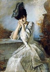 Portrait of a Lady By William Ablett