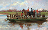 Mr. Edward Lycett Green and The York and Ainsty Hounds By Thomas Blinks