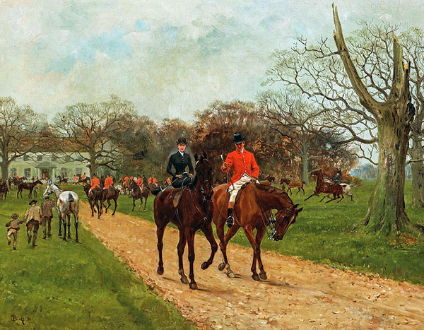 Setting Off by Thomas Blinks | Oil Painting Reproduction