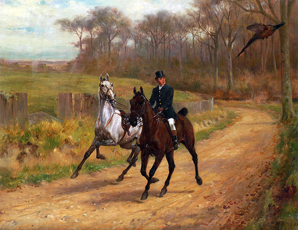 Startled by Thomas Blink | Oil Painting Reproduction