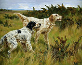 Two English Setters 1 By Thomas Blinks