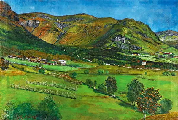 Alhustunet Jolster By Nikolai Astrup