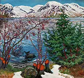 Bird on a Stone 1914 By Nikolai Astrup