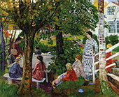Birthday in The Parsonage Garden By Nikolai Astrup