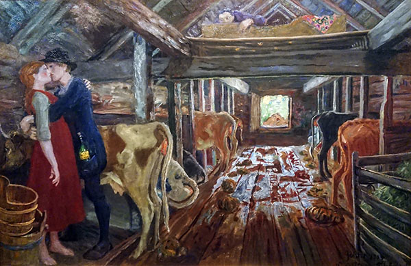 Fjosfrieri by Nikolai Astrup | Oil Painting Reproduction