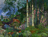 Foxgloves 1909 By Nikolai Astrup