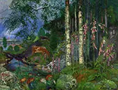 Foxgloves 1909 By Nikolai Astrup