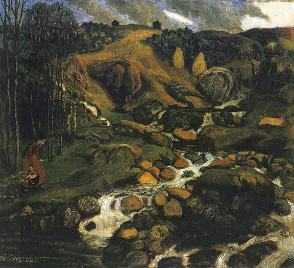 Heat Comes to Soil 1903 by Nikolai Astrup | Oil Painting Reproduction