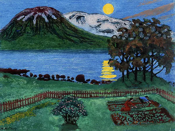 May Moon 1908 By Nikolai Astrup