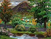 Over The Garden Fence Jolster By Nikolai Astrup