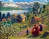 Sandalstrand 1927 By Nikolai Astrup