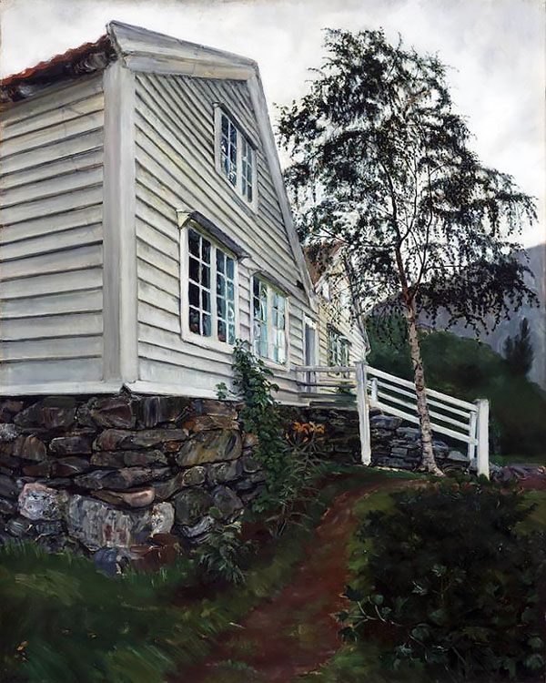 The Parsonage by Nikolai Astrup | Oil Painting Reproduction
