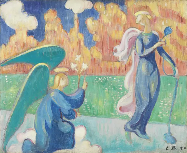Annonciation 1890 By Emile Bernard