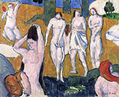 Bathers 1889 By Emile Bernard