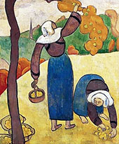 Breton Peasants 1889 By Emile Bernard