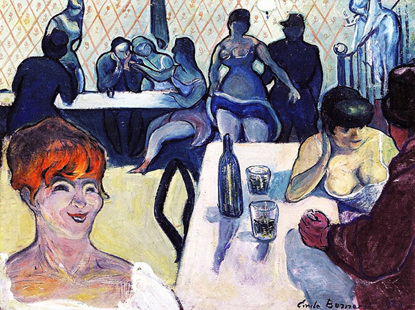 Julie The Red Head by Emile Bernard | Oil Painting Reproduction