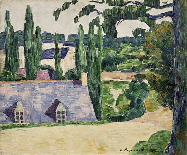 Landscape at Pont Aven by Emile Bernard | Oil Painting Reproduction