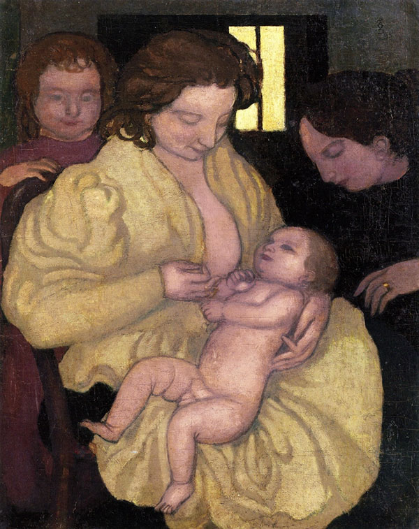 Motherhood by Emile Bernard | Oil Painting Reproduction