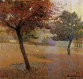 Orchard in Pont Aven 1886 By Emile Bernard