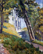 Path Leading to The Church of Saint Pierre at Tonnerre By Emile Bernard