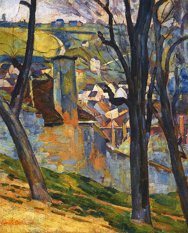 Paysage Pres de Tonnerre 1905 By Emile Bernard