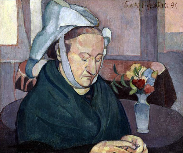 Portrait of Madame Lemasson by Emile Bernard | Oil Painting Reproduction