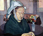 Portrait of Madame Lemasson By Emile Bernard