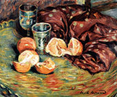 Still LIfe with Oranges By Emile Bernard