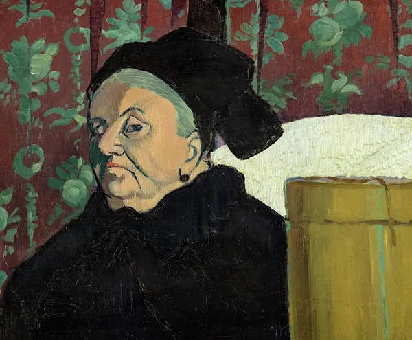 Portrait of Bernard's Grandmother 1887 By Emile Bernard