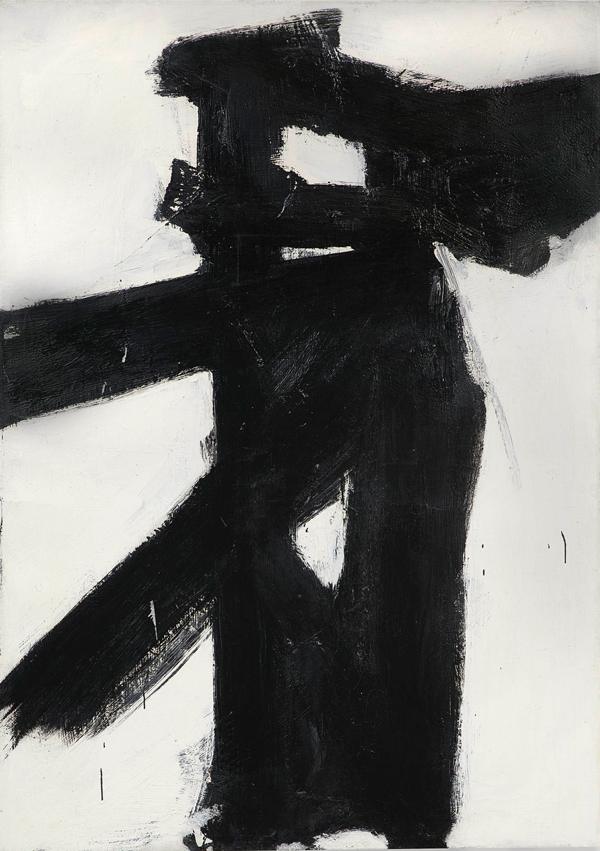 Untitled 1955 by Franz Kline | Oil Painting Reproduction