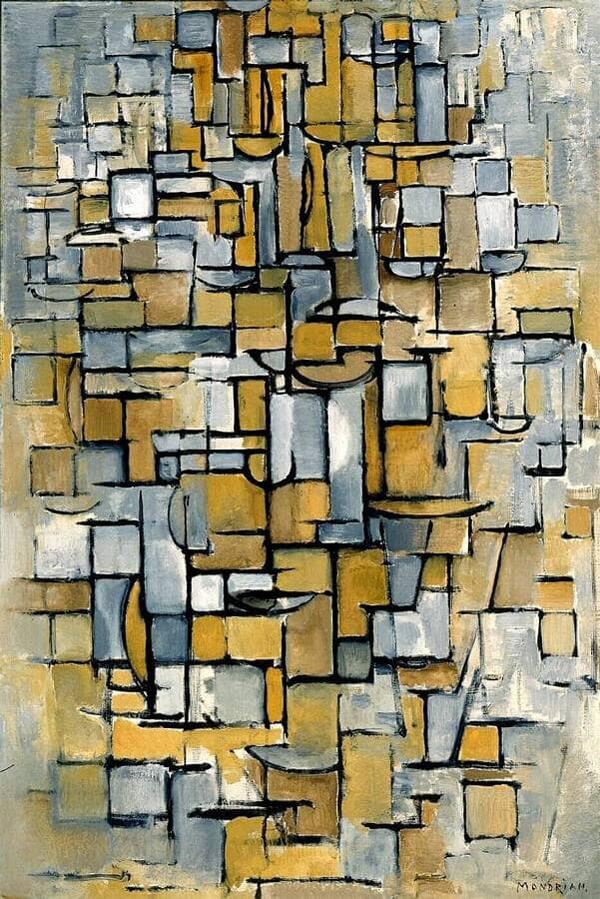 Tableau No 1 1913 by Piet Mondrian | Oil Painting Reproduction