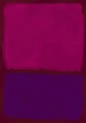 Untitled Violet and Magenta By Mark Rothko (Inspired By)