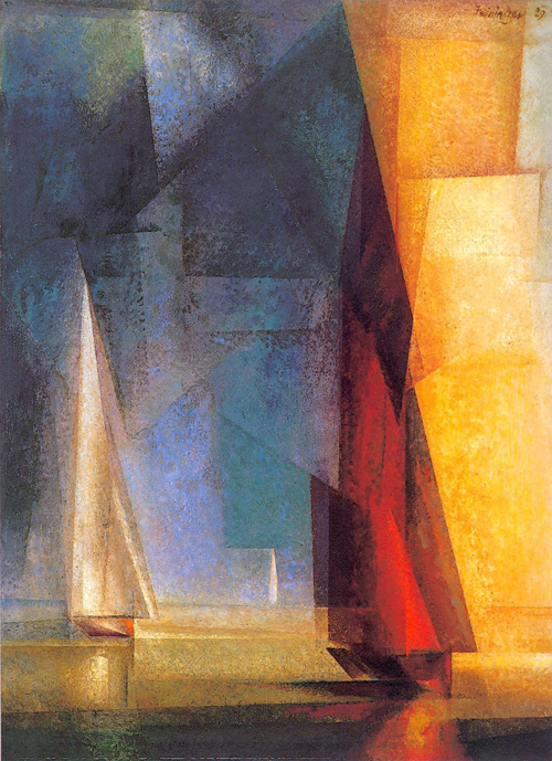 Still Life Meer III 1929 by Lyonel Feininger | Oil Painting Reproduction