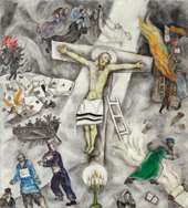 White Crucifixion 1938 By Marc Chagall