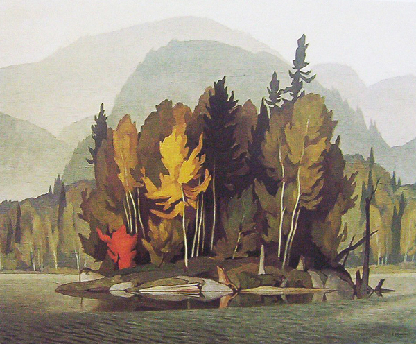 Hazy October Morning by A J Casson | Oil Painting Reproduction