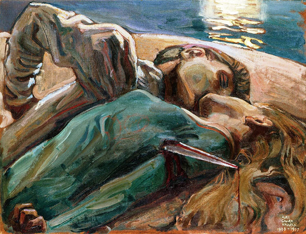 The Lovers by Akseli Gallen Kallela | Oil Painting Reproduction