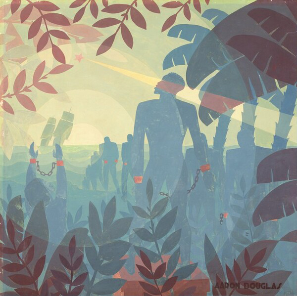 Into Bondage 1936 by Aaron Douglas | Oil Painting Reproduction