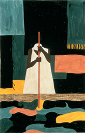 Migration of the Negro Panel 57 By Jacob Lawrence