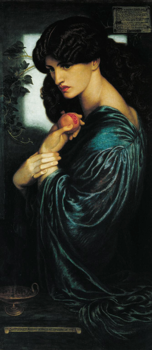 Prosperpine 1874 by Dante Gabriel Rossetti | Oil Painting Reproduction