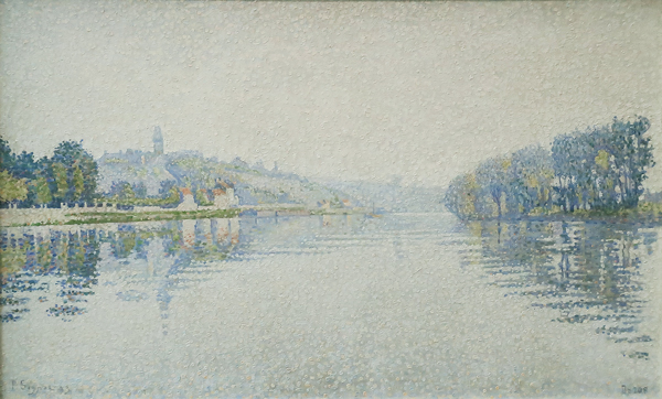 Banks of river Seine at Herblay 1899 | Oil Painting Reproduction