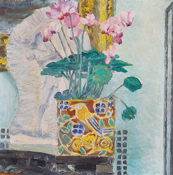 Cyclamen 1907 by Koloman Moser | Oil Painting Reproduction