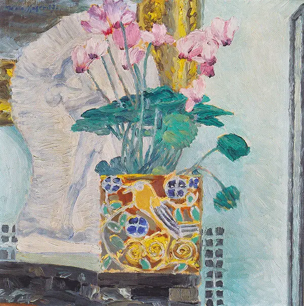 Cyclamen 1907 By Koloman Moser