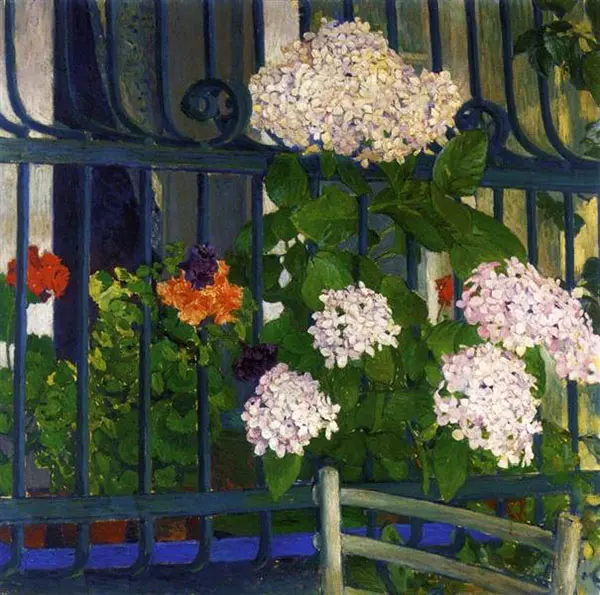 Geraniums By Koloman Moser