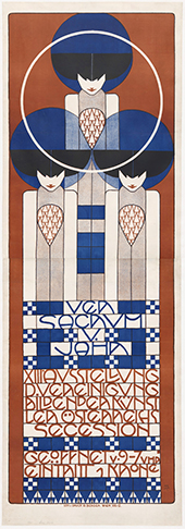Poster for Secession Exhibition By Koloman Moser