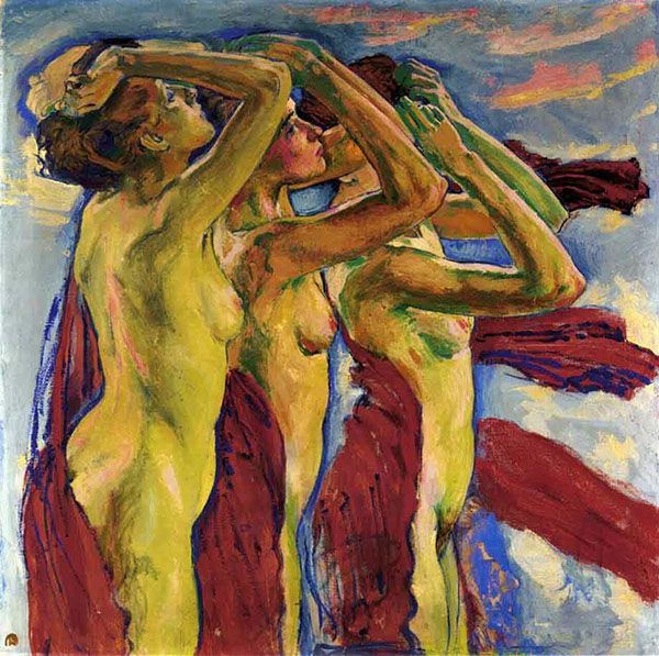 The Three Graces by Koloman Moser | Oil Painting Reproduction