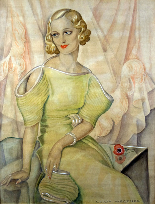 Eva Heramb 1934 by Gerda Wegener | Oil Painting Reproduction